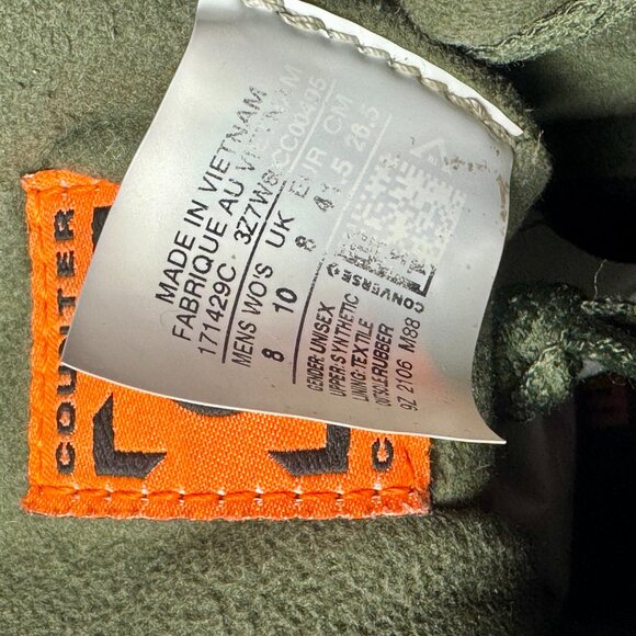 Converse All Star Berkshire Boots Cargo Khaki Egret US Sz Men's 8 / Women's 10 - Picture 4 of 14